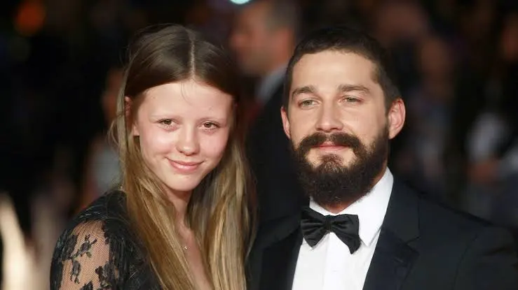 Shia LaBeouf and Mia Goth