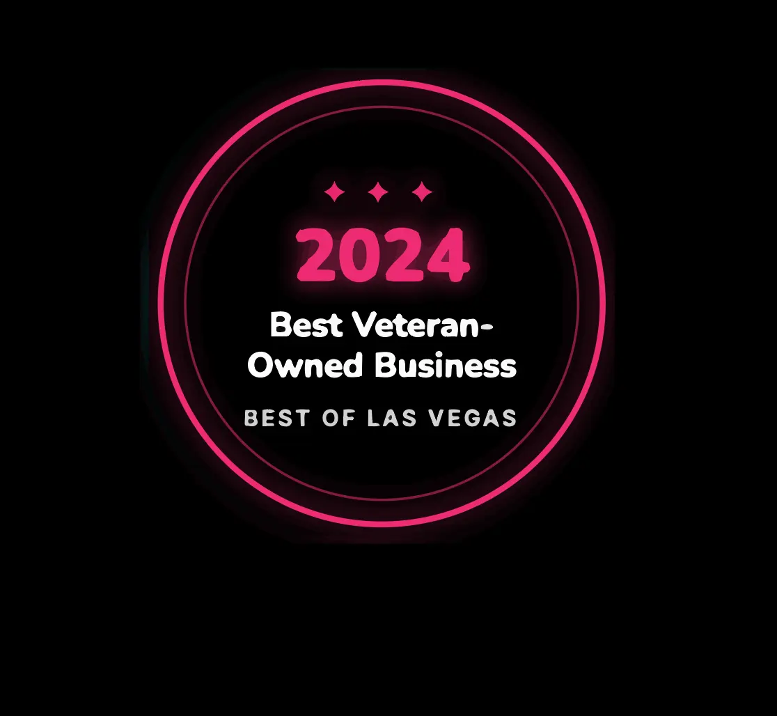 2024 Best Veteran-Owned Business award — Best of Las Vegas