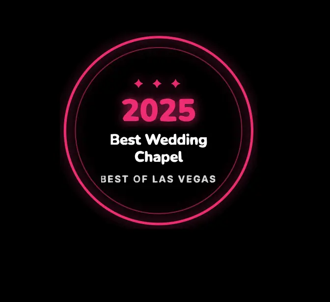 2025 Best Wedding Chapel award — Best of Las Vegas